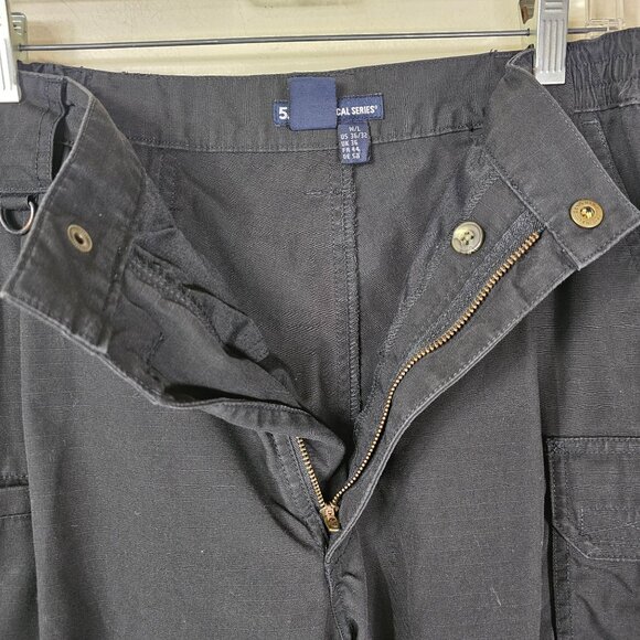 5.11 Tactical Series Mens Cargo Pants 36x32 Black Military Police Responder - Picture 3 of 11